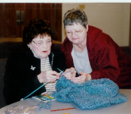 These knitters serve a purpose