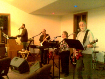 The Stonerollers play contemporary Christian music.